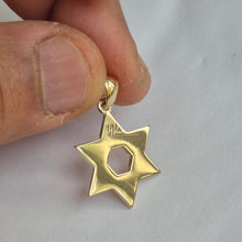 14k Solid Gold Interwoven Star of David Pendant | Luxury Jewish Necklace
