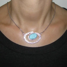 925 Silver Roman Glass Pendant Necklace of Israel Jewelry