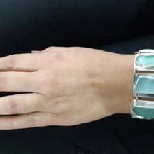 925 Silver One of A kind  Ancient Roman  Glass Bracelet