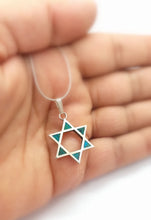925 Silver Eilat Stone Pendant ,Eilat Stone Star of David Pendant, Eilat Stone Pendant ,Gift from Israel ,Unisex Pendant,Holy Land Jewelry