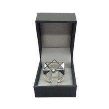 925 silver star of david ring