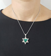 Eilat stone star of david pendant 