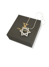 14k Gold Star of David Pendant