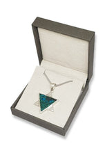 925 Silver Eilat Stone Star of David Necklace, 2 Sides Star of David Pendant Stone,Star of David Necklace ,Eilat Stone Pendant