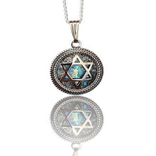 roman glass filigree star of david