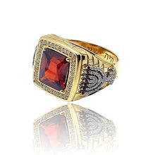 14k Hoshen  menorah ring