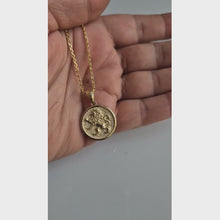 14K Gold Lion of Judah Pendant  – Jewish Necklace Handmade in Israel