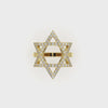 Dainty 14K gold Judaica ring with diamond accents – gift idea for her