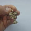 14k gold menorah 