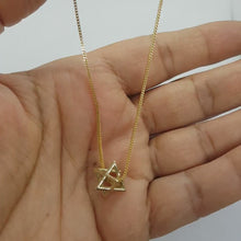 14k Star of David  Merkaba Star Pendant