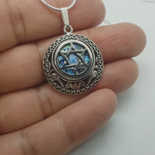 925 Silver Roman Glass Star of David Pendant | Handmade in Israel