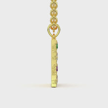 14k Gold Hoshen Pendant,12 Tribes Of Israel Pendant