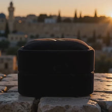 14K Gold Jerusalem Ring with Jerusalem Skyline – Handmade Jewish Ring from Israel