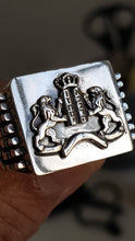 silver lion of judah ring