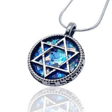 Roman glass Shema Yisrael pendant