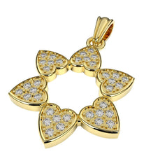gold star of david pendant