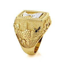 Gold Jerusalem ring