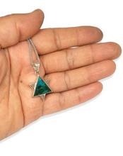 925 Silver Eilat Stone Star of David Necklace