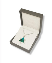 925 Silver Eilat Stone Star of David Necklace