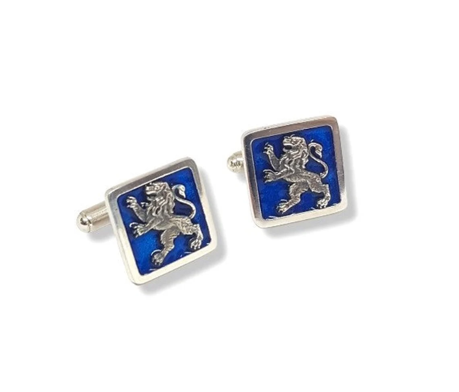 925 Silver Lion Of Judah Cufflinks