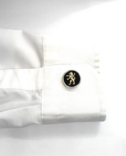 925 Silver and Gold Lion Cufflinks
