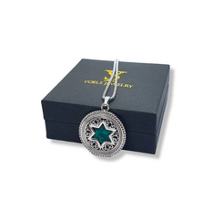 925 Silver Filigree Star of David Pendant