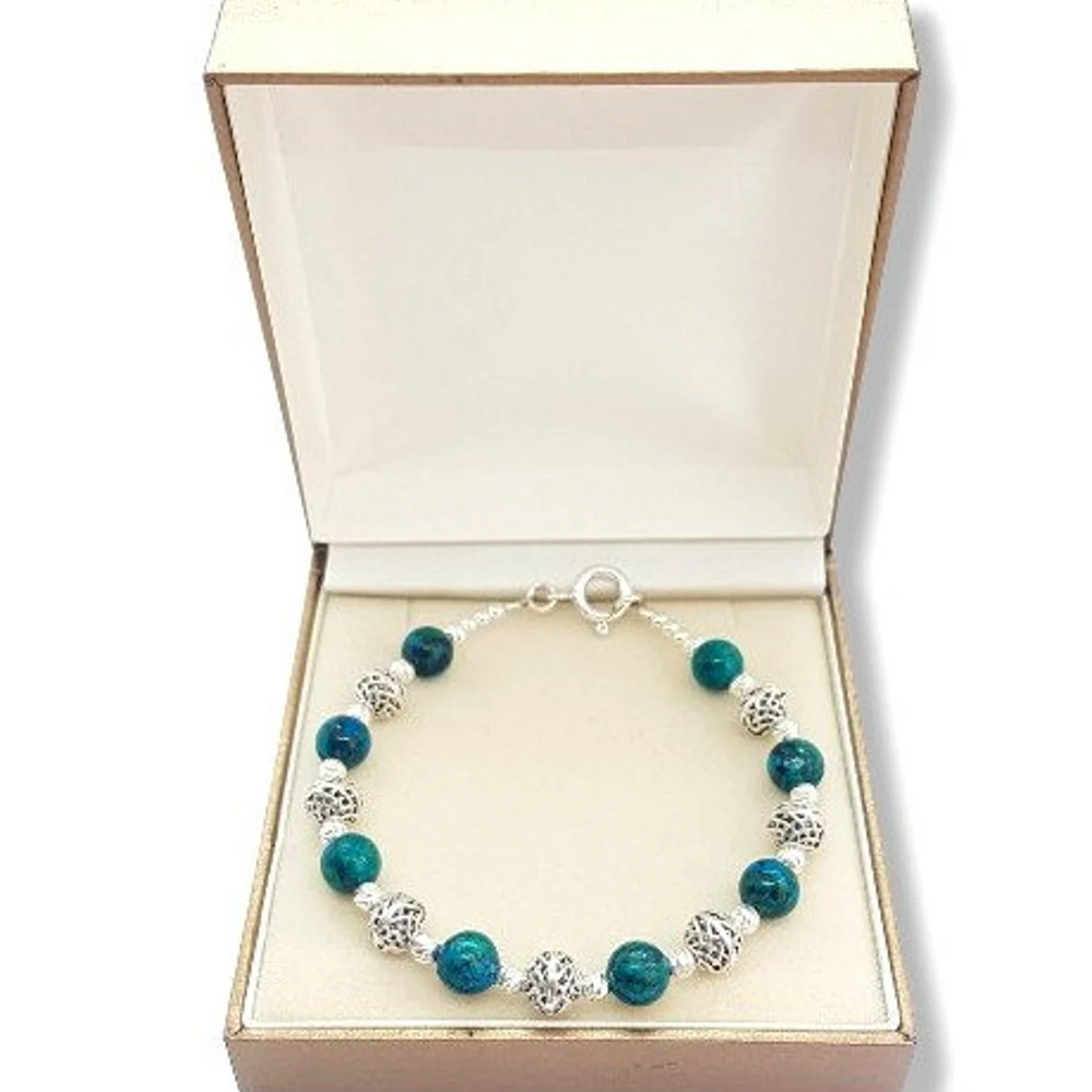 925 Silver Eilat Stone Bracelet