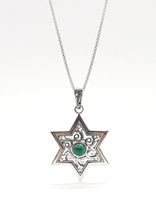 925 Silver Star of David Pendant