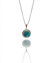 925 Silver Hand Made Eilat Stone Pendant