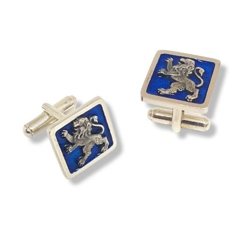 925 Silver Lion Of Judah Cufflinks