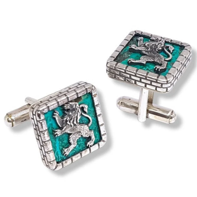 Eilat Stone Lion Cufflinks