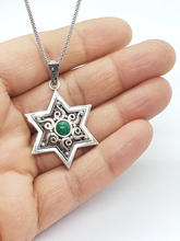 925 Silver Star of David Pendant