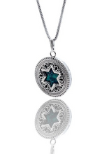 925 Silver Filigree Star of David Pendant