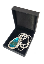 925 Sterling Silver King Solomon Eilat Stone Pendant