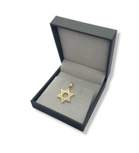 14k Yellow Gold Star of David Pendant