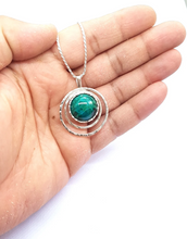 925 Sterling Silver Eilat Stone Pendant