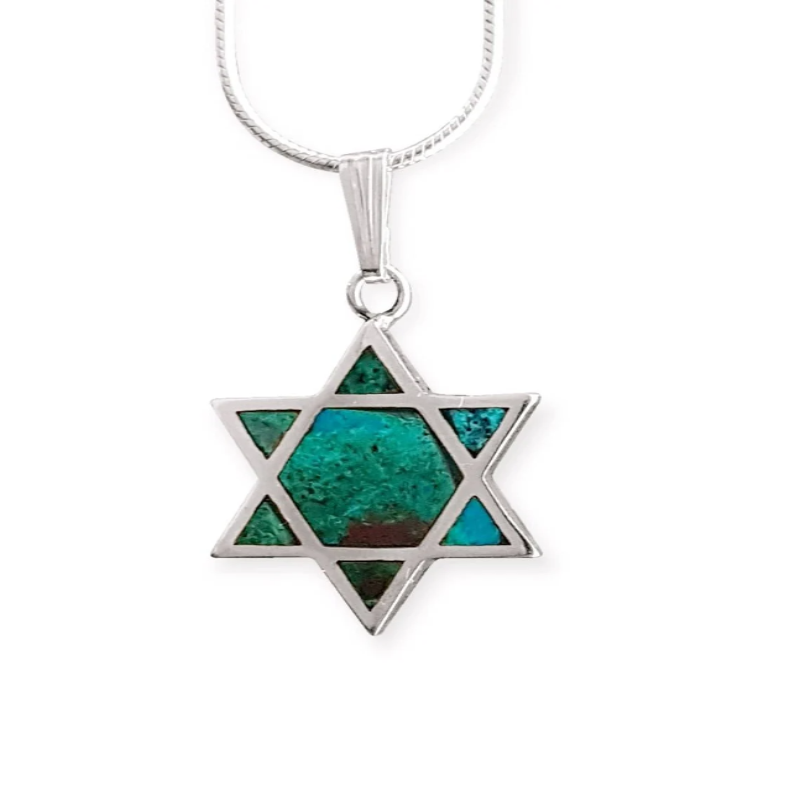 925 Sterling Silver Eilat Stone Pendant