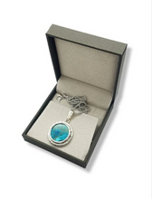 925 Silver Hand Made Eilat Stone Pendant