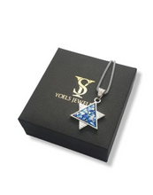 925 Sterling Silver Star of David Judaica Pendant