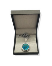 925 Silver Hand Made Eilat Stone Pendant