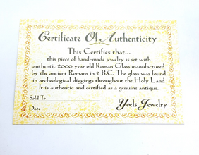 925 Sterling Silver Roman Glass Star of David Pendant