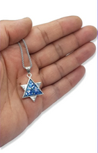 925 Sterling Silver Star of David Judaica Pendant