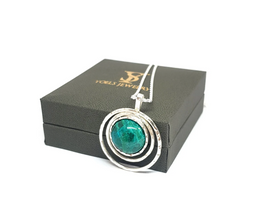 925 Sterling Silver Eilat Stone Pendant