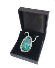 925 Sterling Silver Eilat Stone King Solomon Pendant