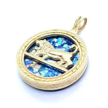 14k Solid Gold Lion of Megiddo Pendant