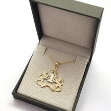 14K Gold Jewish Heritage Pendant – Lions of Judah,Ten Commandments  Crown of David, Handmade 3D Design