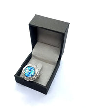 925 Sterling Silver Roman Glass Ring, Adjustable Women Ring,Roman Glass Earrings ,Roman Glass Pendant